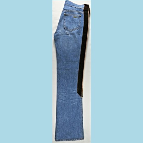 Roberto Cavalli Blue Jeans Velvet  Italy 30/31 Top - Picture 4 of 8